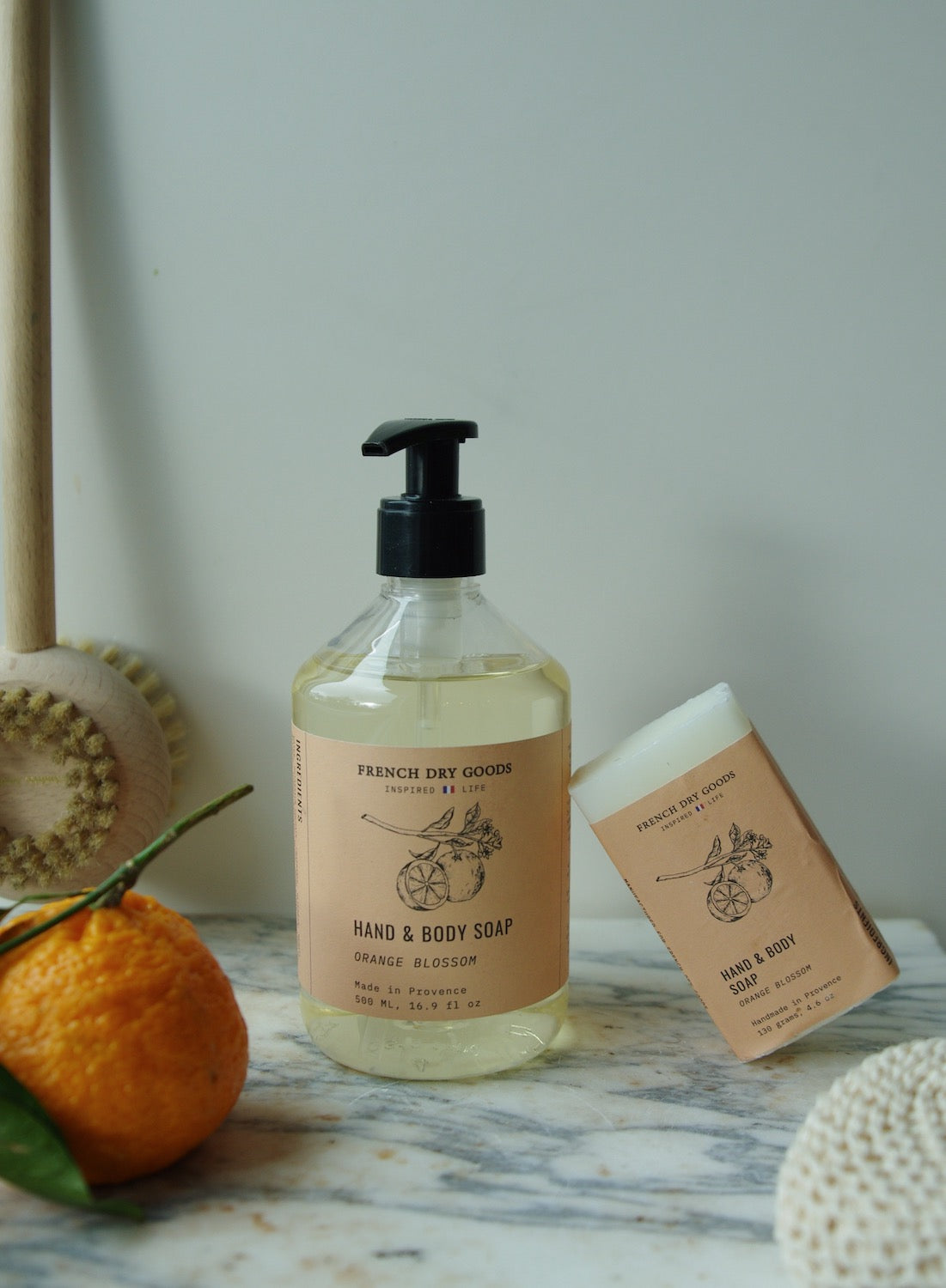 Hand & Body Soap Orange Blossom 500 ML French Dry Goods Bath & Body_Bar Soap Brand_French Dry Goods New Arrivals new arrivals 2023 OrangeBlossomSoap