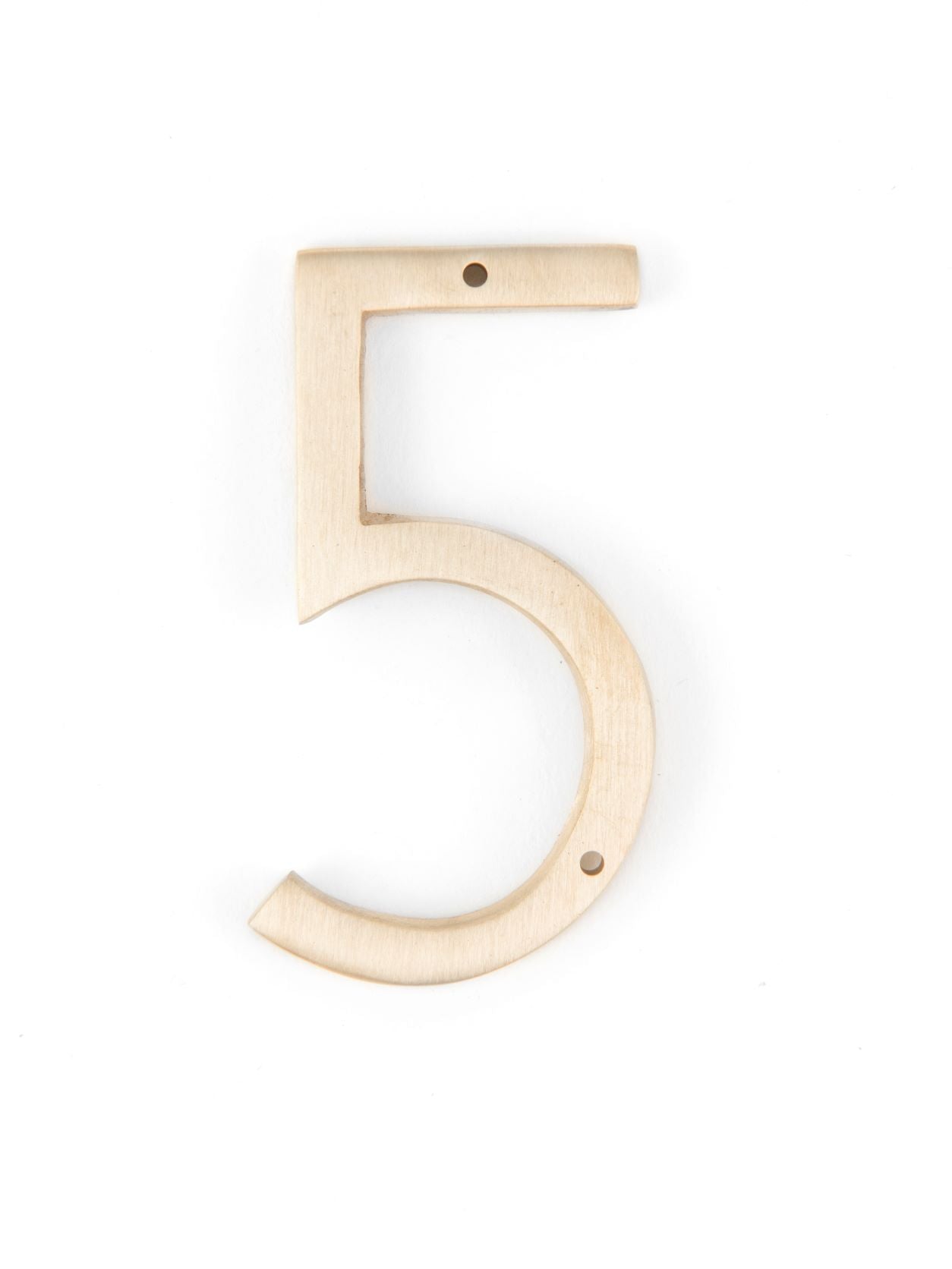 Orban & Sons Brass Numbers House Numbers & Letters Orban & Sons Brand_Orban & Sons CLEAN OUT SALE Corkscrews & Tools Home_Decor KTFWHS Orban & Sons Orban_SonsBrassNumber5_1