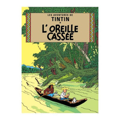 Tintin L'Oreille Cassee Postcard Children Tintin Collectibles Home_French Nostalgia Tintin Oreille-Cover-Poster11-400x400_6a9828e8-2d9b-4db7-b94e-fd4d86272269