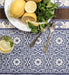 Beija Flor Blue Armenian Placemat (13" x 20") (Buy 2 Get 1 Free!) Placemats Beija Flor Brand_Beija Flor Classic Tile CLEAN OUT SALE Home_Decor Home_Placemats P-A1-lifestyle