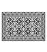 Beija Flor Black and White Fleur de Lys Placemat (13" x 20") (Buy 2 Get 1 Free!) Placemats Beija Flor Brand_Beija Flor Classic Tile CLEAN OUT SALE Home_Decor Home_Placemats P-BW22-Packshot