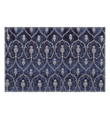 Beija Flor Royal Indigo Pineapple Placemat (13" x 20") (Buy 2 Get 1 Free!) Placemats Beija Flor Brand_Beija Flor Home_Decor Home_Placemats P-RY1-packshot