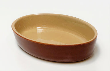 Poterie Renault Oval Dish - Small (.25L) Brown Ceramic Poterie Renault Brand_Poterie Renault Dinnerware_Bowls & Plates Home_Decor Kitchen_Dinnerware New Arrivals Poterie Renault Pc81b0.25L