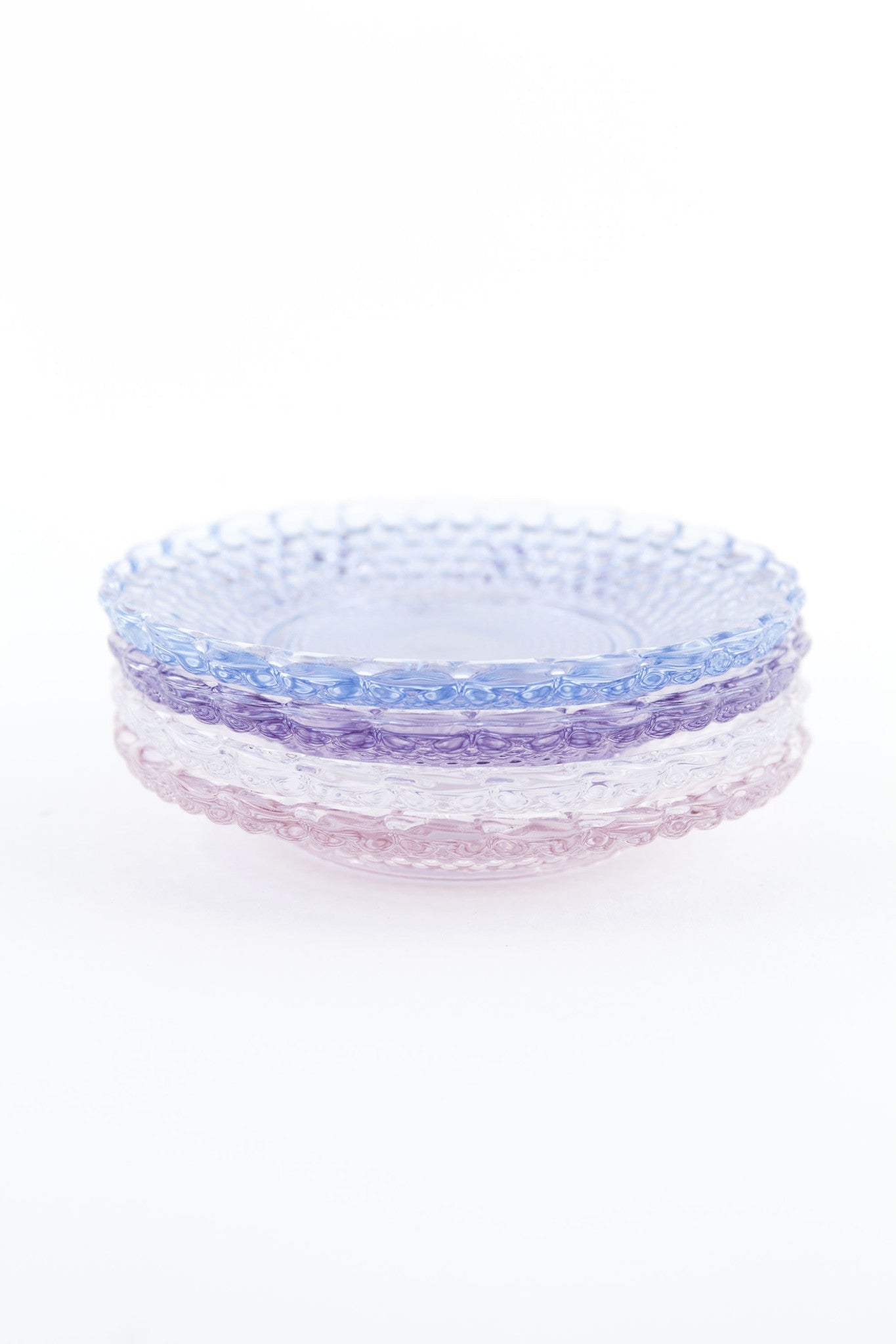 Dentelle Petit Point Glass Plate Glass Dentelle Brand_Dentelle Dentelle Glass Plates Dinnerware_Bowls & Plates Home_Decor Kitchen_Dinnerware Kitchen_Serveware Spring Collection Petit_Point_Stack_A_b1bf63f9-7ebd-42aa-9001-b255d68c8d1d