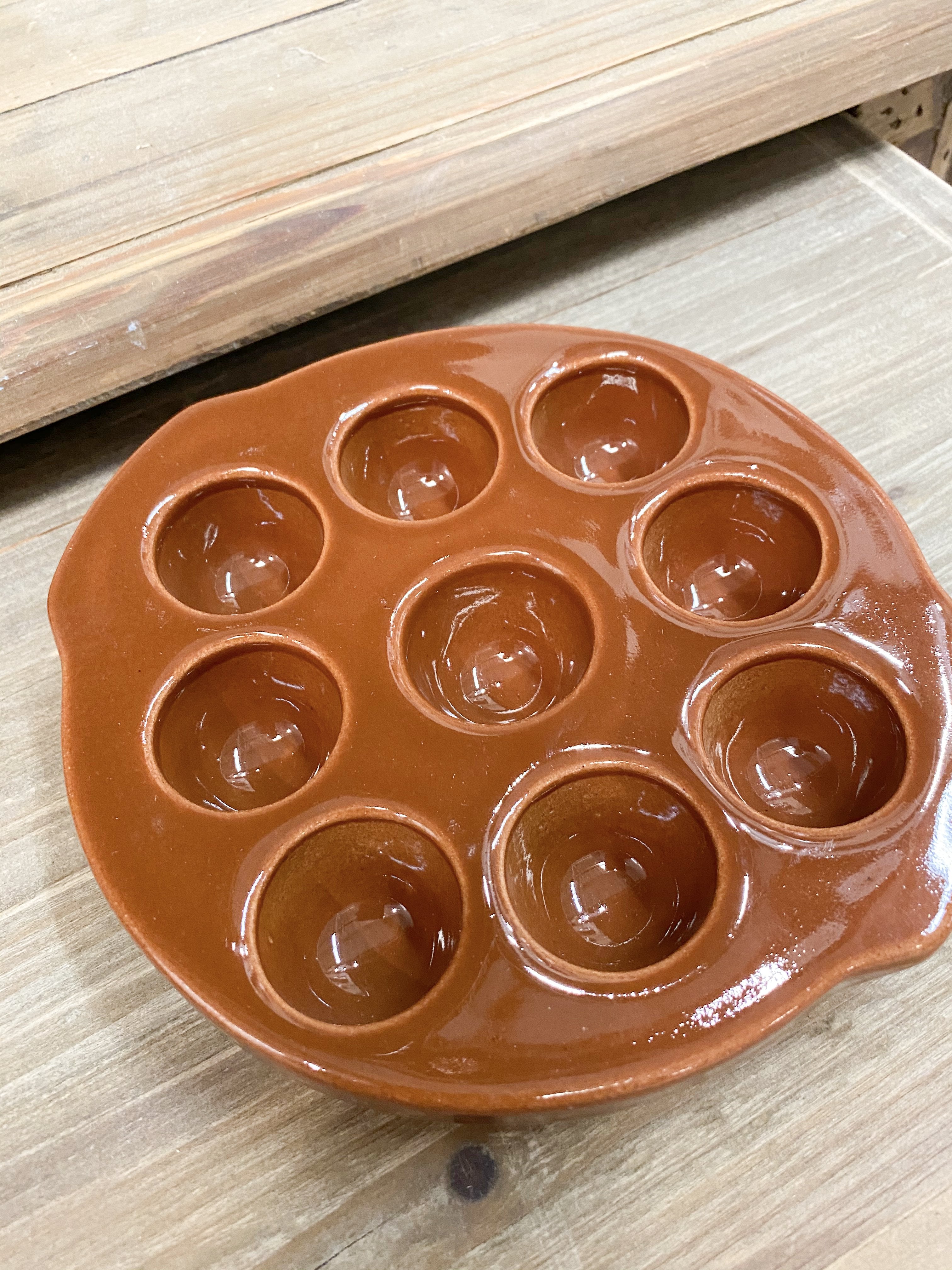 Poterie Renault Escargot Plate Ceramic Poterie Renault Brand_Poterie Renault Dinnerware_Bowls & Plates Home_Decor New Arrivals Poterie Renault PhotoAug03_154703_7200-PC98