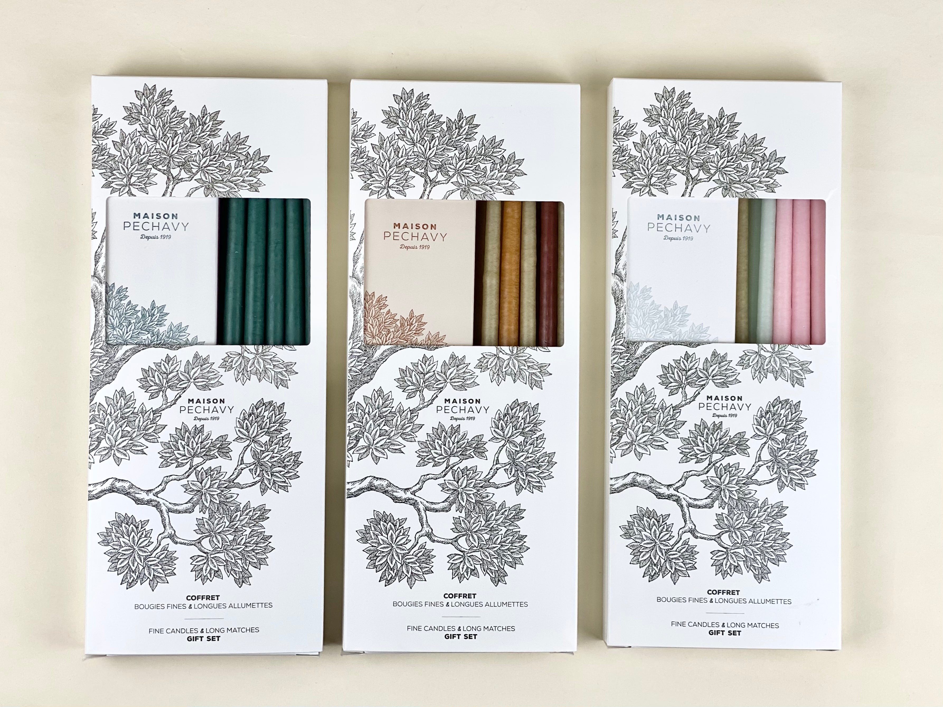 Maison Pechavy Set of Candles & Long Matches (Nude) - Maison Pechavy - Brand_Maison Pechavy - Home_Candles & Accessories - Home_For The Fire - Maison Pechavy - Matches - New Arrivals - PhotoJul06_103249AM_f4a9313f-e5c6-4f7a-9f13-f5d0327551d3