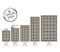 Beija Flor Brown Fleur de Lys Floor Mat (Buy 2 Get 1 Free!) Rugs Beija Flor Brand_Beija Flor Classic Tile Deco Stickers Home_Decor Home_Floor Mats SizeChart-L1-KTF_25779735-aab7-426b-a015-33828de4a6b0