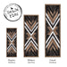 Beija Flor Wood Art Black & Brown Floor Mat (Buy 2 Get 1 Free!) Rugs Beija Flor Brand_Beija Flor Home_Decor Home_Floor Mats SizeChart-RF-W3