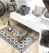 Beija Flor Black and White Barcelona Floor Mat (Buy 2 Get 1 Free!) Rugs Beija Flor Brand_Beija Flor Classic Tile Home_Decor Home_Floor Mats T15-C-lifestyle-AnniGanzgewohnlich
