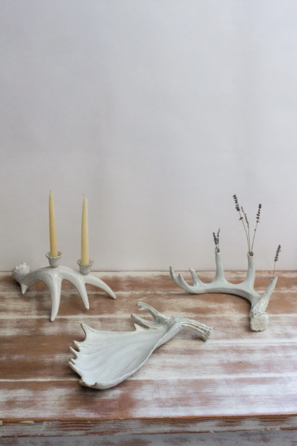Yarnnakarn Ceramics Antler Vase Yarnnakarn Brand_Yarnnakarn Home_Decor Spring Collection antler_12