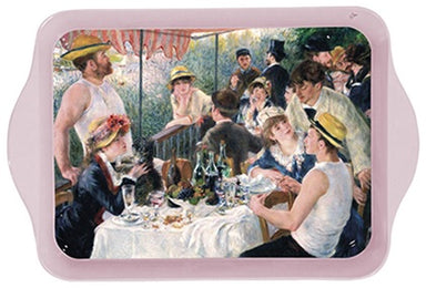 Renoir Luncheon of the Boating Party Mini Metal Tray Decorative Trays French Nostalgia Brand_French Nostalgia Home_Decorative Trays Home_French Nostalgia boating_party_tray