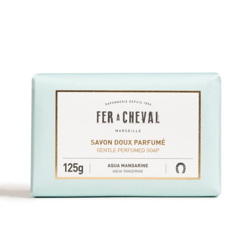 Fer à Cheval Gentle Perfumed Soap Bar - Aqua Tangerine 125g Soap Fer à Cheval Bath & Body_Bar Soap Brand_Fer à Cheval CLEAN OUT SALE KTFWHS gentle-perfumed-soap-aqua-tangerine-125g