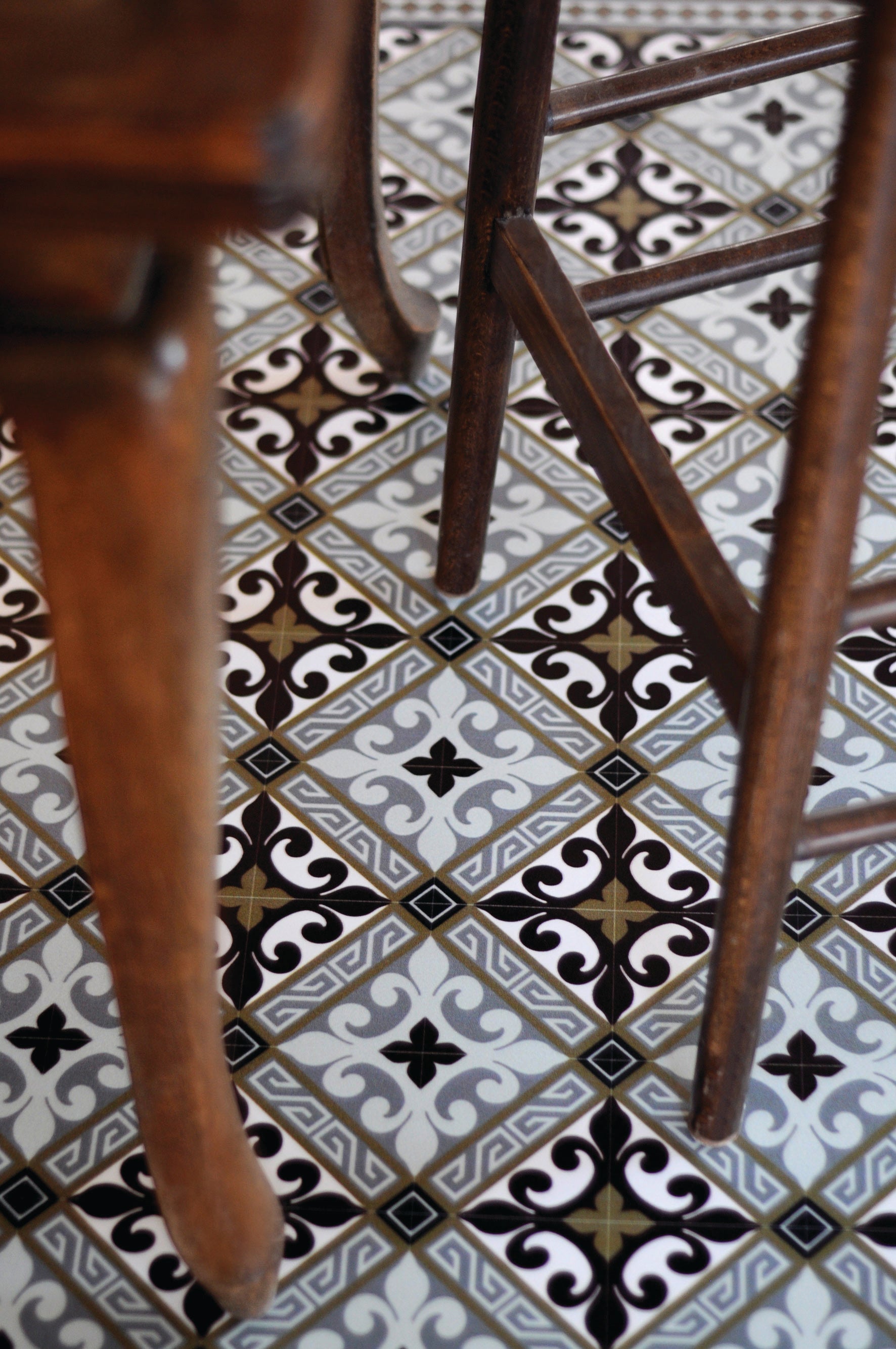 Beija Flor Brown Fleur de Lys Floor Mat (Buy 2 Get 1 Free!) Rugs Beija Flor Brand_Beija Flor Classic Tile Deco Stickers Home_Decor Home_Floor Mats image_a4bbd783-31c0-41d6-80f3-eecba795c343