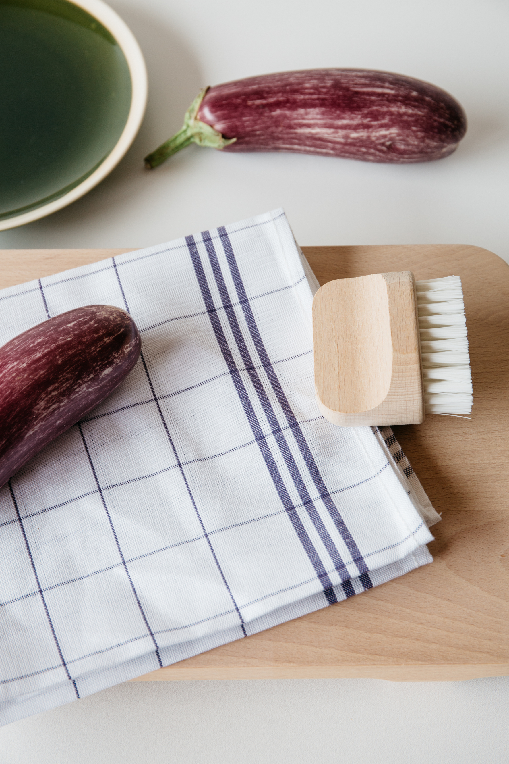 Tissage de L’Ouest Set of 2 Traditional Window Pane Plaid Blue Dish Towels (21.6” x 31.4”) Textile Tissage de L’Ouest Brand_Tissage de L’Ouest CLEAN OUT SALE Dish Towels Textiles_Towels & Napkins image_add7f431-2036-4158-a3ff-4d3bab4fe585