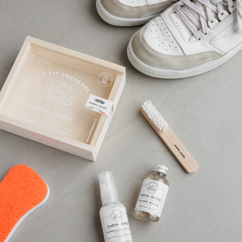 Andrée Jardin Sneaker Care Shoe Cleaning Kit in Wooden Gift Box