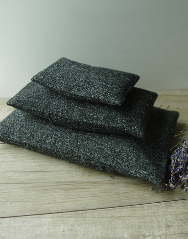 French Dry Goods Lavender Sachet Pouch - Black Wool French Dry Goods Brand_French Dry Goods Home_Decor Home_French Nostalgia Home_Gifts Home_Provençal Style New Arrivals New arrivals 2023 lavender-sachet-linen-pouches-french-dry-goods_EEE02DC9-1183x1500