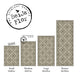 Beija Flor Maple Floor Mat (Buy 2 Get 1 Free!) Rugs Beija Flor Brand_Beija Flor Classic Tile CLEAN OUT SALE Home_Decor Home_Floor Mats map1-size-chart