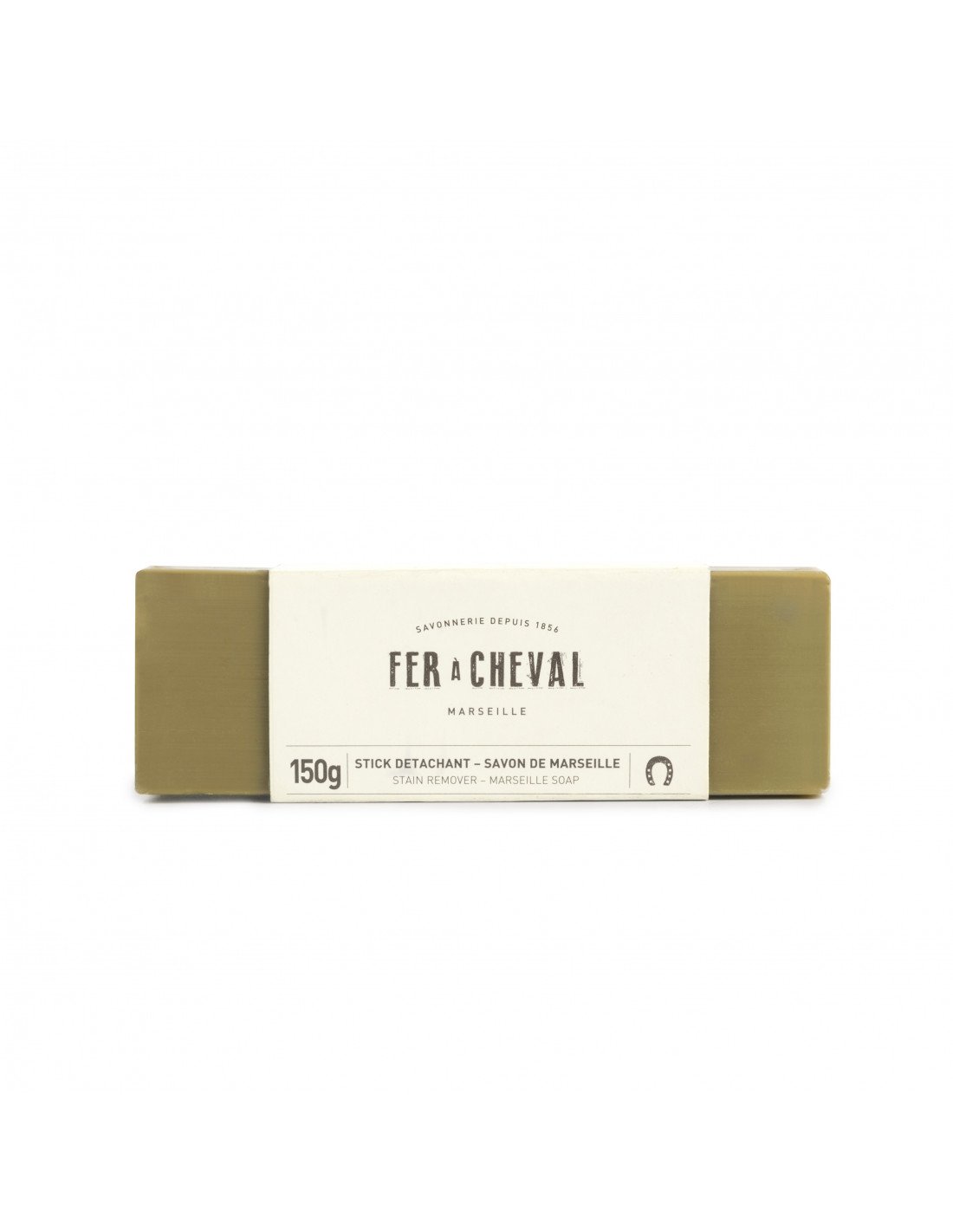 Fer à Cheval Stain Remover Soap Olive Oil 150g Soap Fer à Cheval Brand_Fer à Cheval CLEAN OUT SALE Cube Soaps Home_Household Cleaning Soap marseille-soap-stain-remover-150g