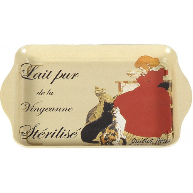 Lait Pur Sterilise Mini Metal Tray Decorative Trays French Nostalgia Brand_French Nostalgia Home_Decorative Trays Home_French Nostalgia p10667_copie