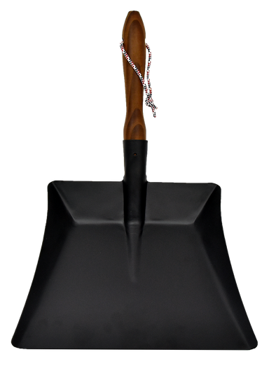 Andrée Jardin Heritage Black Dustpan with Ash Wood Handle Utilities Andrée Jardin Andrée Jardin Brand_Andrée Jardin Home_Broom Sets Home_Household Cleaning pelle-heritage_300DPI