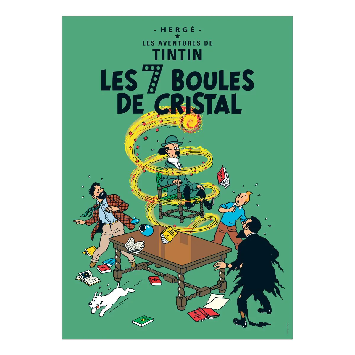 Tintin Posters - The Seven Crystal Balls - Tintin - Brand_Tintin - Collectibles - Home_Decor - Home_French Nostalgia - Tintin - posters-fr-2015-13_1200TheSevenCrystalBalls