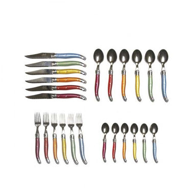 Laguiole Rainbow Knives in Presentation Box (Set of 6) — Kiss That
