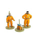 Tintin Cosmonaute, Set of 3 lead figurines (Limited edition series 2000) Tintin Home_French Nostalgia Tintin tt_cosmonaut_lead_figures