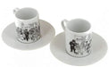 Tintin Espresso Cups and Saucer (Set of 2) - Tintin - Home_French Nostalgia - Tintin - ttespressocupsandsaucer